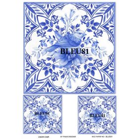 Lineart LA-BLUE81 Pirinç Dekupaj Kağıdı
