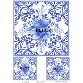 Lineart LA-BLUE81 Pirinç Dekupaj Kağıdı