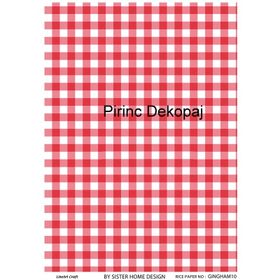 Lineart LA-GINGHAM10 Pirinç Dekupaj Kağıdı
