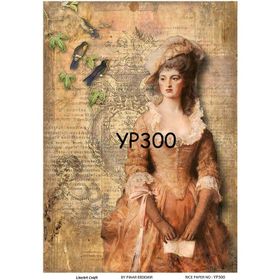 Lineart LA-YP300 Kendinden Yapışkanlı Pirinç Dekupaj Kağıdı