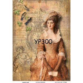 Lineart LA-YP300 Kendinden Yapışkanlı Pirinç Dekupaj Kağıdı