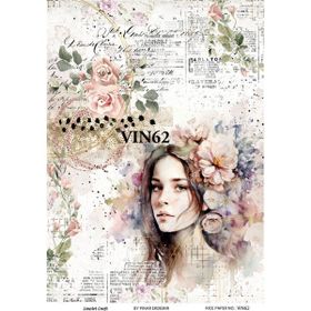 Lineart VIN62 Pirinç Dekupaj Kağıdı