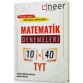 Lineer Yayınları TYT Matematik 10x40 Denemeleri