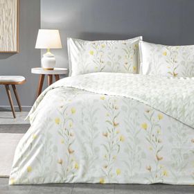 Linens Allday Bliss Pamuk Saten Beyaz 200x220 cm Çift Kişilik Nevresim Takımı