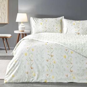 Linens Allday Bliss Pamuk Saten Beyaz 200x220 cm Çift Kişilik Nevresim Takımı