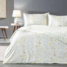 Linens Allday Bliss Pamuk Saten Beyaz 200x220 cm Çift Kişilik Nevresim Takımı