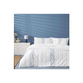 Linens Allday Pearl Pamuk Saten Mavi King Nevresim Takımı