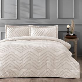 Linens Borneo Taş Çift Kişilik Yatak Örtüsü Seti