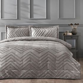 Linens Borneo Vizon Çift Kişilik Yatak Örtüsü Seti