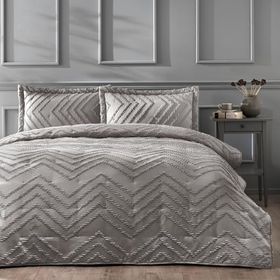 Linens Borneo Vizon Çift Kişilik Yatak Örtüsü Seti