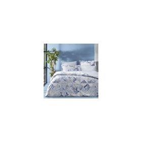 Linens Elation Pamuk Saten Mavi 200x220 cm Çift Kişilik Nevresim Takımı