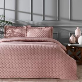 Linens Gardenia Gül Kurusu Çift Kişilik Yatak Örtüsü Seti