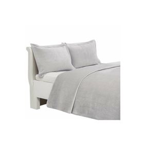 Linens Glace Çift Kişilik Gri Yatak Örtüsü