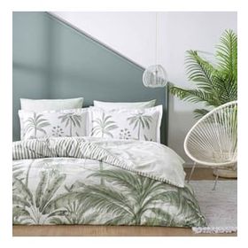 Linens Grace Pamuk Saten Yeşil 200x220 cm Çift Kişilik Nevresim Takımı