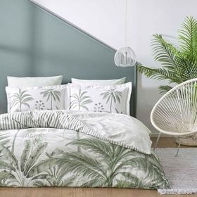 Linens Grace Pamuk Saten Yeşil 200x220 cm Çift Kişilik Nevresim Takımı