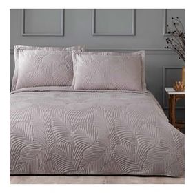 Linens Leaf Vizon Çift Kişilik Yatak Örtüsü Seti