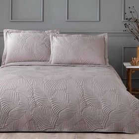 Linens Leaf Vizon Çift Kişilik Yatak Örtüsü Seti