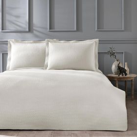 Linens Mist Kahve Çift Kişilik Yatak Örtüsü Seti