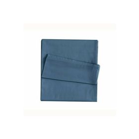 Linens Mix Match Indigo Pamuk Saten Çift Kişilik Çarşaf