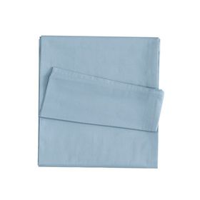 Linens Mix Match Mavi Pamuk Tek Kişilik Saten Çarşaf