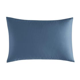 Linens Mix Match Pamuk Saten 2'li Standart İndigo Yastık Kılıfı Seti