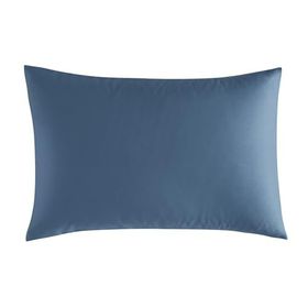 Linens Mix Match Pamuk Saten 2'li Standart İndigo Yastık Kılıfı Seti