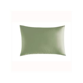 Linens Mix Match Pamuk Saten 2'li Standart Koyu Yeşil Yastık Kılıfı Seti