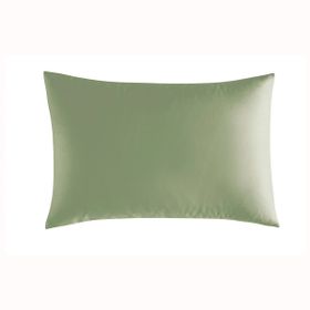 Linens Mix Match Pamuk Saten 2'li Standart Koyu Yeşil Yastık Kılıfı Seti