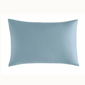 Linens Mix Match Pamuk Saten 2'li Standart Mavi Yastık Kılıfı Seti
