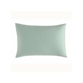 Linens Mix Match Pamuk Saten 2'li Standart Yeşil Yastık Kılıfı Seti