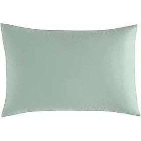 Linens Mix Match Pamuk Saten 2'li Standart Yeşil Yastık Kılıfı Seti