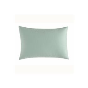 Linens Mix Match Pamuk Saten 2'li Standart Yeşil Yastık Kılıfı Seti