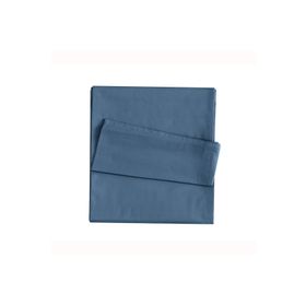 Linens Mix Match Pamuk Saten indigo King Size Çarşaf