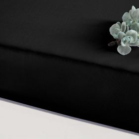 Linens Mix Match Pamuk Saten Siyah Çift Kişilik Lastikli Çarşaf