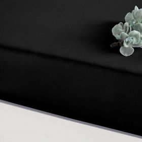 Linens Mix Match Pamuk Saten Siyah Çift Kişilik Lastikli Çarşaf
