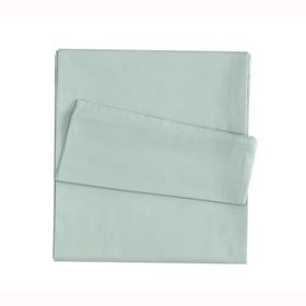 Linens Mix Match Pamuk Saten Yeşil King Size Çarşaf