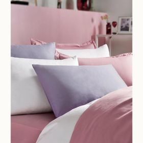 Linens Mix Match Yeşil Pamuk Saten 2'li Volanlı Yastık Kılıfı Seti