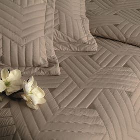 Linens Vita Kahve Çift Kişilik Yatak Örtüsü