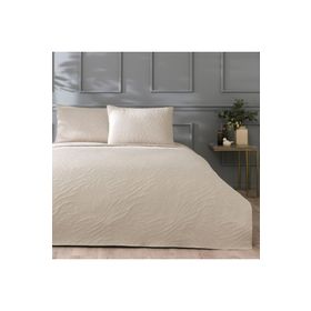 Linens Wild Bej Çift Kişilik Yatak Örtüsü Seti