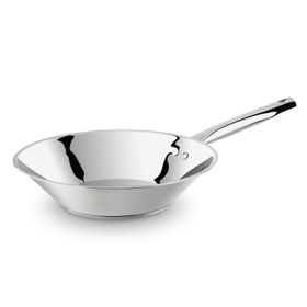 Lines Chef 28 cm Metal Kulp Çelik Wok Tava