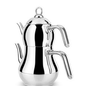 Lines Şahmeran Orta Boy Metal Kulp Çelik Çaydanlık