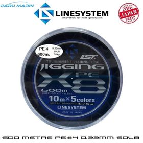 Linesystem Jigging X8 PE 4.0 0.33 mm 60 lb 600 mt İp Misina