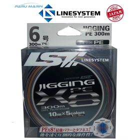 Linesystem Jigging X8 PE 6.0 0.40 mm 80 Lb 36 kg 300 mt Misina