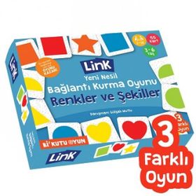 Link - Renkler Şekiller Bağlantı Kurma Oyunu - Bi Kutu Oyun Kolektif