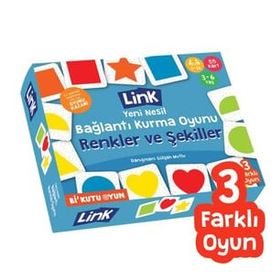 Link - Renkler Şekiller Bağlantı Kurma Oyunu - Bi Kutu Oyun Kolektif