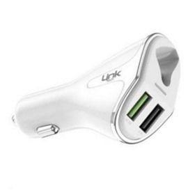 Link Tech B450 Airpods Kulaklıklık ve Qualcomm QC 3.0 Araç Şarj Aleti