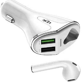 Link Tech B450 Airpods Kulaklıklık ve Qualcomm QC 3.0 Araç Şarj Aleti