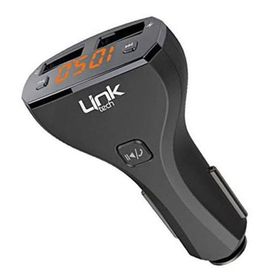 Link Tech G6 2.4A Şarj Destekli LCD Ekranlı FM Transmitter