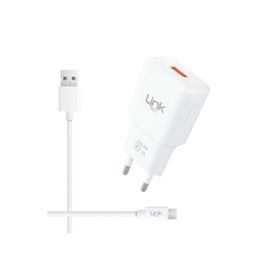 Link Tech T440 Strong Şarj Cihazı ve Micro USB Şarj Kablosu