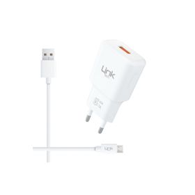Link Tech T440 Strong Şarj Cihazı ve Micro USB Şarj Kablosu